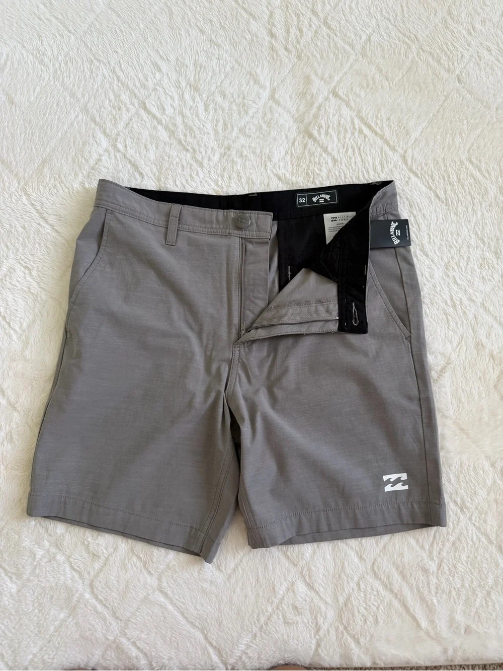 Billabong Gray Men's Walkshorts with Logo